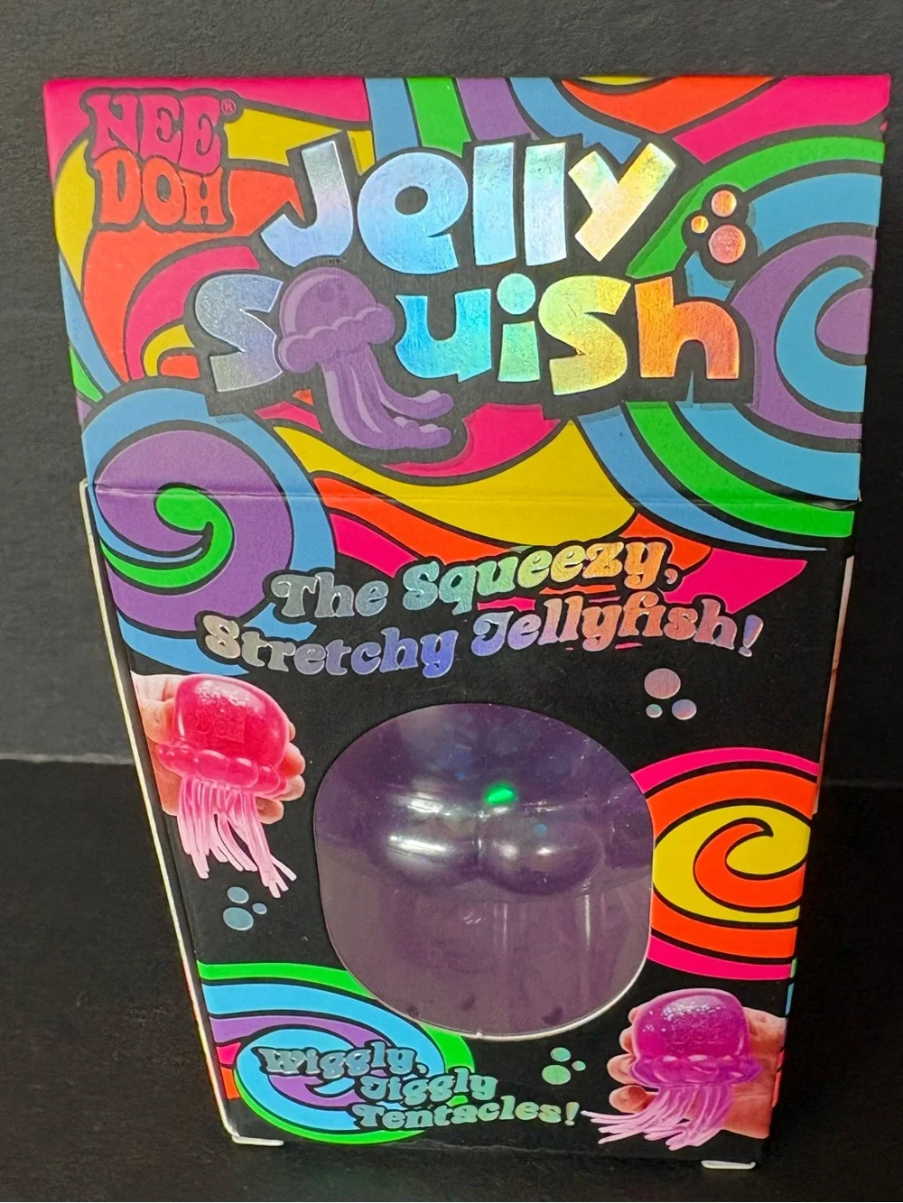 NeeDoh Jelly Squish Purple Squish Toy